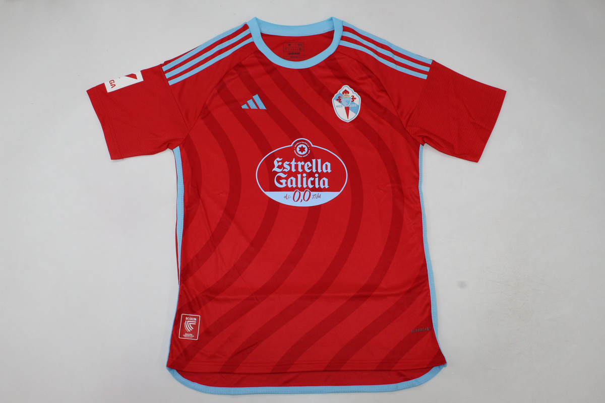 AAA Quality Celta 23/24 Away Red Soccer Jersey
